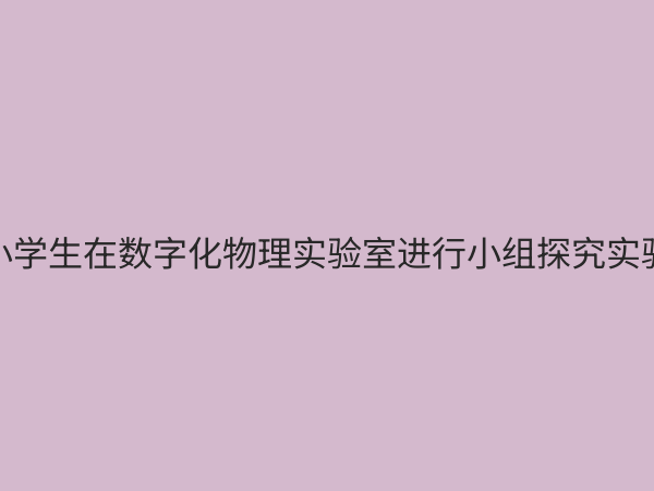 小学物理数字化实验室：开启科学探究新纪元，赋能未来创新人才