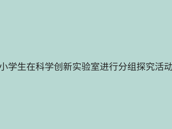 小学科学创新实验室：点燃孩子科学梦想的实践基地