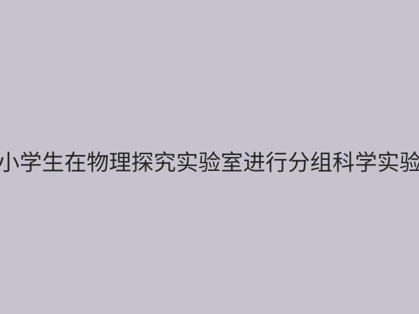 小学物理探究实验室：点燃科学兴趣，培养未来创新者的摇篮