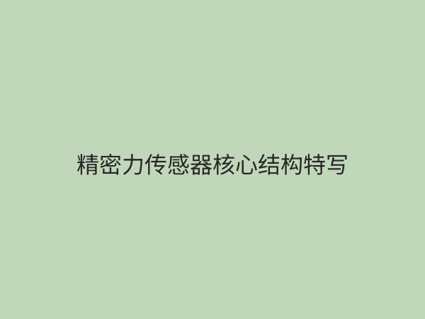 力传感器：从原理到应用，全面解析现代工业的“感知神经”