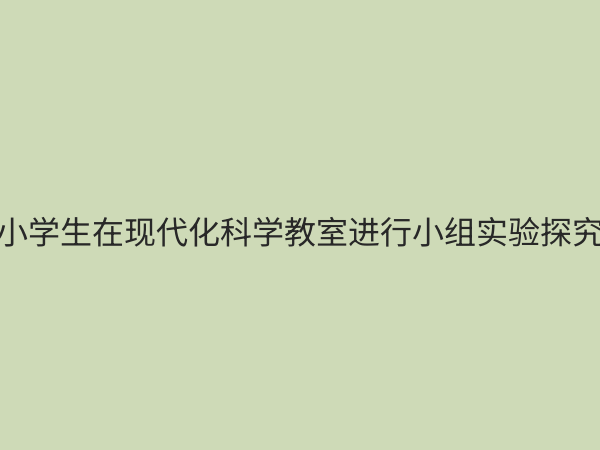 小学实验教学改革服务：点燃科学火种，赋能未来创新人才培养